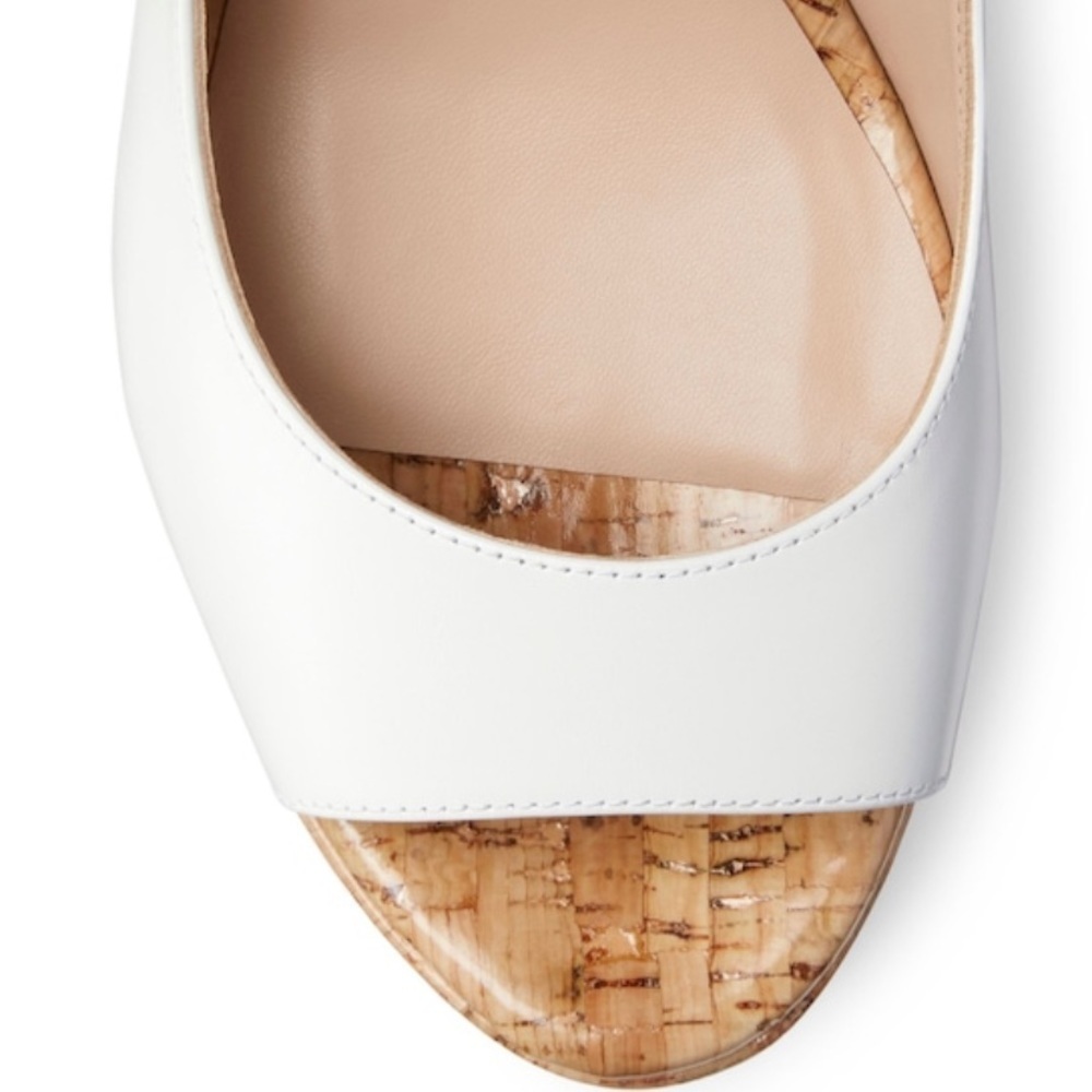 Stuart Weitzman NEW Riviera Slingback Platform Wedge Sandals 11.5 resort vacay - Picture 6 of 6